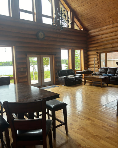Front lake log chalet